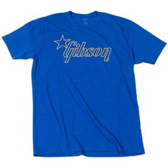 GIBSON GA-STRMSM Star T Blue Tシャツ Sサイズ 半袖