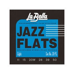 La Bella 20PL Light 11-50 Flat Wound Series ジャズギター弦