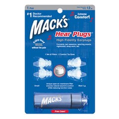 Mack's Ear Plugs 16HP Hear Plugs High Fidelity Earplugs 耳栓