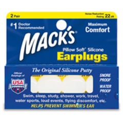 Mack's Ear Plugs 5EP Pillow Soft Silicone Earplugs 耳栓