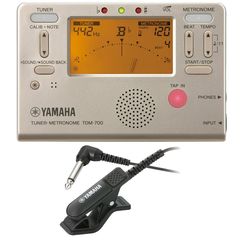 YAMAHA TDM-700G チューナー メトロノーム TM-30BK チューナー専用マイクロフォン付き 2点セット