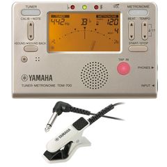 YAMAHA TDM-700G チューナー メトロノーム TM-30WH チューナー専用マイクロフォン付き 2点セット