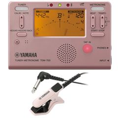 YAMAHA TDM-700P チューナー メトロノーム TM-30PK チューナー専用マイクロフォン付き 2点セット
