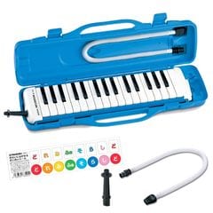 SUZUKI M-32C 鍵盤ハーモニカ＆スペア用吹き口セット 【どれみシールプレゼント】