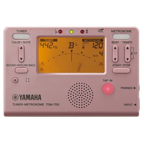 dショッピング |YAMAHA TDM-700P ピンク チューナーメトロノーム ...