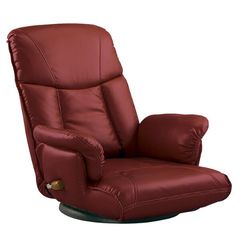 スーパーソフトレザー座椅子 YS-1392A(WR) ワインレッド 座椅子 座いす フロアチェア チェア チェアー 椅子 1人掛け ミヤタケ(宮武製作所) 【送料無料】