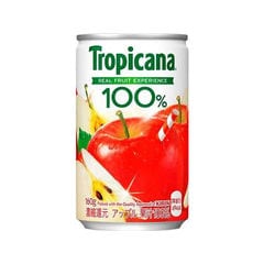 キリン／トロピカーナ１００％ジュースアップル １６０ｇ缶