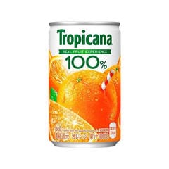 キリン／トロピカーナ１００％ジュースオレンジ １６０ｇ缶