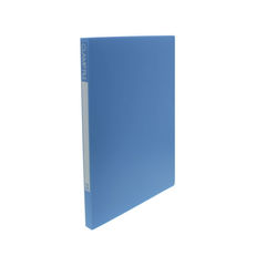 ビュートン／クランプファイル ＰＰ Ａ４タテ とじ厚１０ｍｍ ブルー