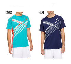 アシックス CLUB グラフィックショートスリーブトップ 2041A120 メンズ 2020AW テニス ソフトテニス ゆうパケット(メール便)対応