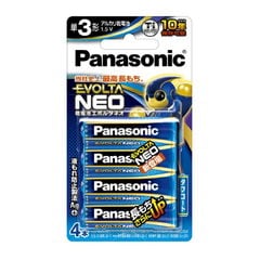 パナソニック Panasonic 乾電池エボルタネオ単3形×4 アルカリ乾電池 EVOLTA NEO LR6NJ 1.5V LR6NJ/4B 4本入