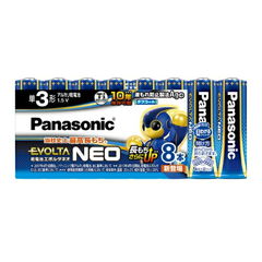 新品 パナソニック Panasonic EVOLTA NEO 単3形アルカリ乾電池 8本パック 日本製 LR6NJ/8SW