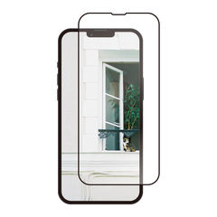 【 光沢 】 iPhone 13 Pro Max対応 (6.7インチ) 貼りミスゼロ かんたん3ステップ貼り付けキット付き 全面保護 強化ガラス