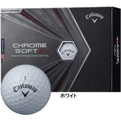 【日本仕様】キャロウェイ クロムソフト X ゴルフボール ●2020年モデル● 1ダース ホワイト