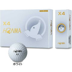 本間ゴルフ HONMA X4ボール 1ダース ホワイト