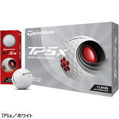 【日本仕様】テーラーメイド ゴルフボール TP5x ボール ホワイト 2021年モデル