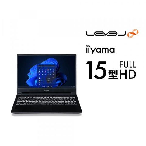 iiyama PC ゲーミングノートPC LEVEL-15FX151-i7-PARX-M [15.6型フルHD/Core i7-11800H/32GB/1TB M.2 SSD/RTX 3050 Ti][BTO] ノート