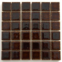 モザイクタイル シート 桃山ブロック (4枚セット) キャラメル _PP02