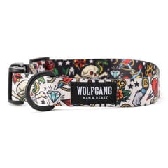 WOLFGANG ウルフギャング Collar 犬用首輪 M(33-47cm) VintageWhite